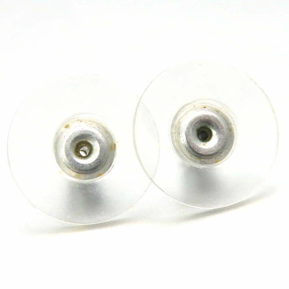 CHANEL White Logo Earrings - Picture 10 of 11